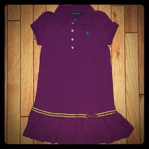 Ralph Lauren Plum Polo Dress Size 6